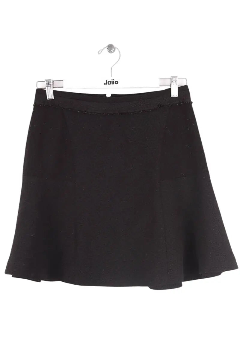 Mini jupe Sandro Noir en Synthétique, taille M - Seconde Main