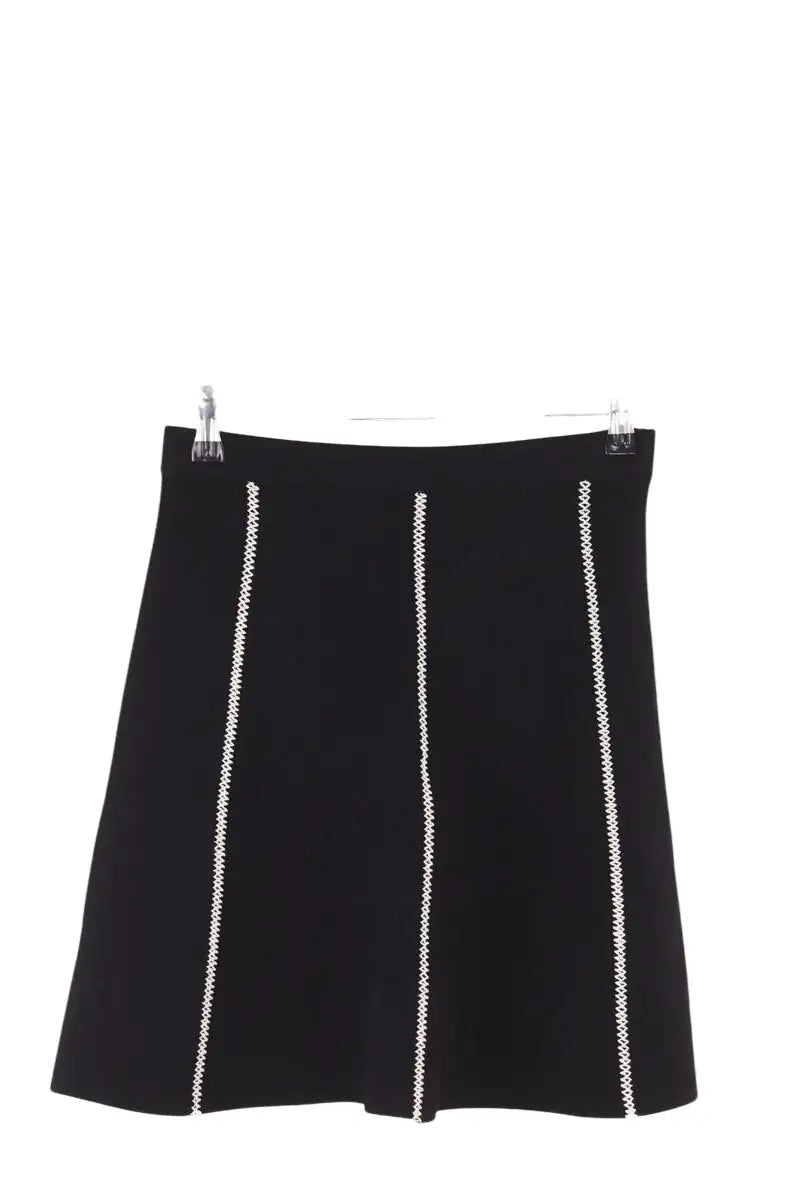 Mini jupe Sandro Noir en Synthétique, taille M - Seconde Main