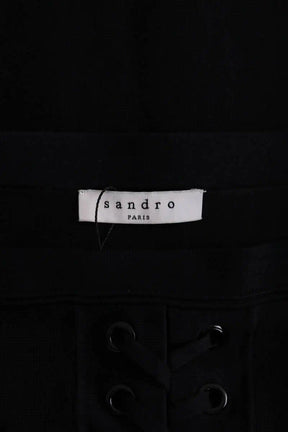 Mini jupe Sandro Noir en Viscose