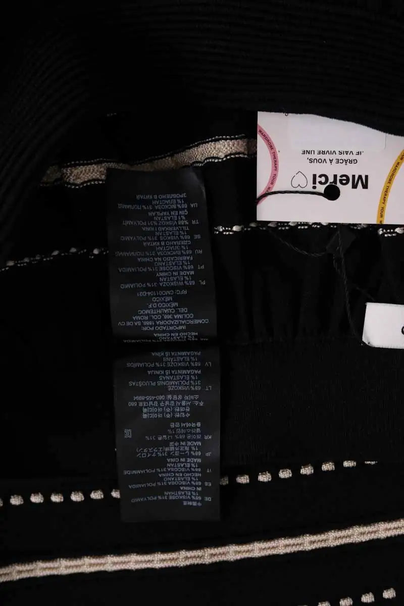 Mini jupe Sandro Noir en Viscose