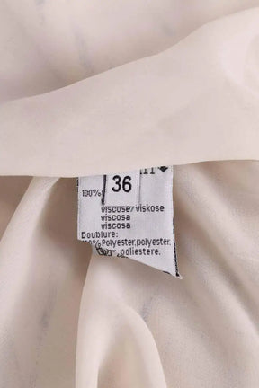 Mini jupe Sessun Iwo Ecru en Viscose