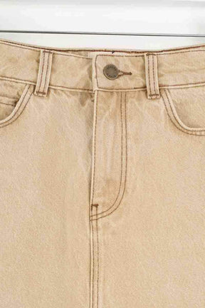 Mini jupe Sézane Beige en Coton