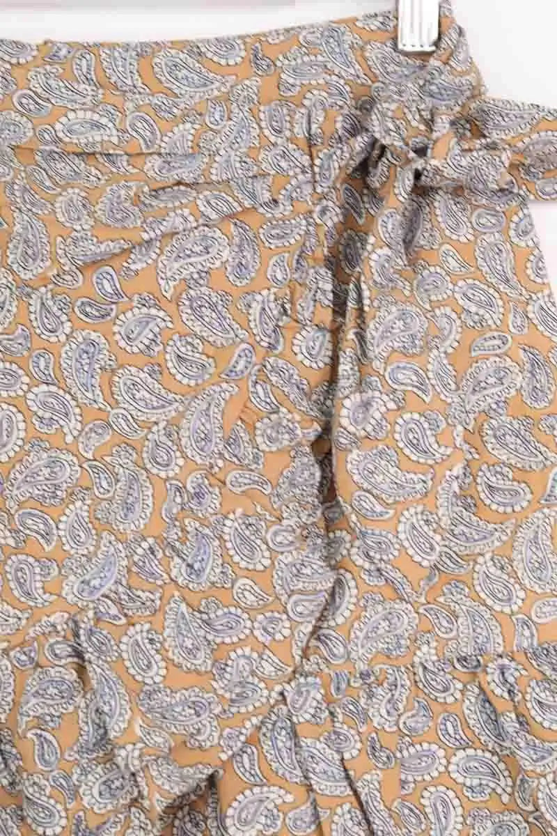 Mini jupe Sézane Beige en Coton