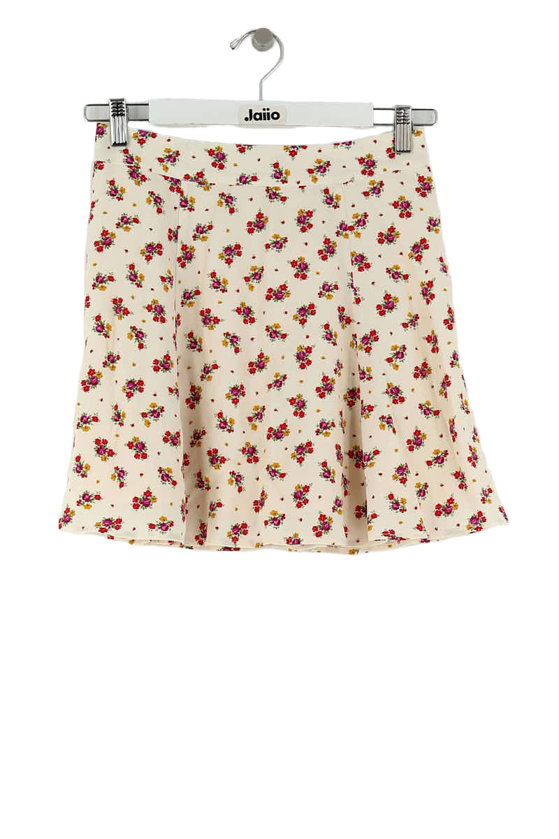 Mini jupe Sézane Beige en Viscose, taille XS - Seconde Main