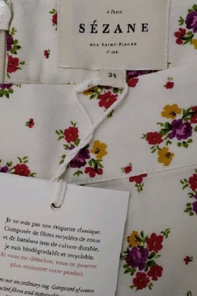 Mini jupe Sézane Beige en Viscose