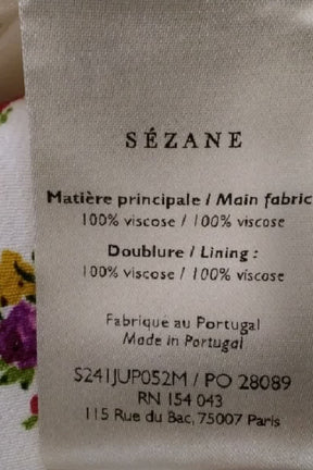 Mini jupe Sézane Beige en Viscose