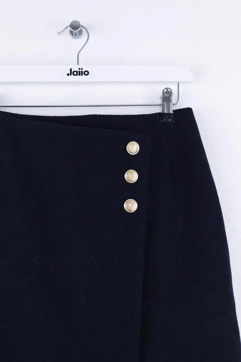 Mini jupe Sézane Bleu en Laine