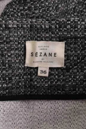 Mini jupe Sézane Gris en Coton