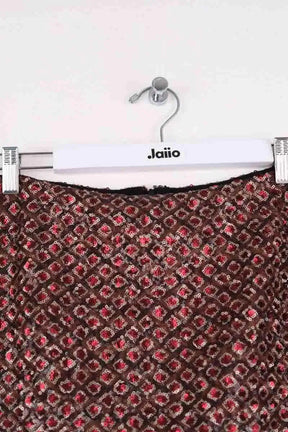 Mini jupe Sézane Marron en Paillettes