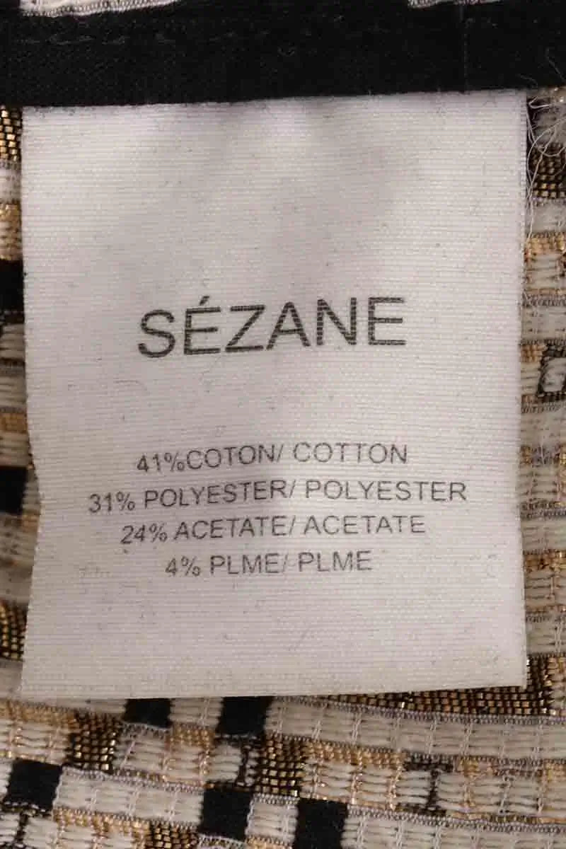 Mini jupe Sézane Noir en Coton