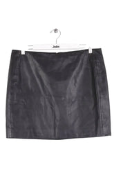 Mini jupe Sézane Noir en Cuir, taille XXL - Seconde Main