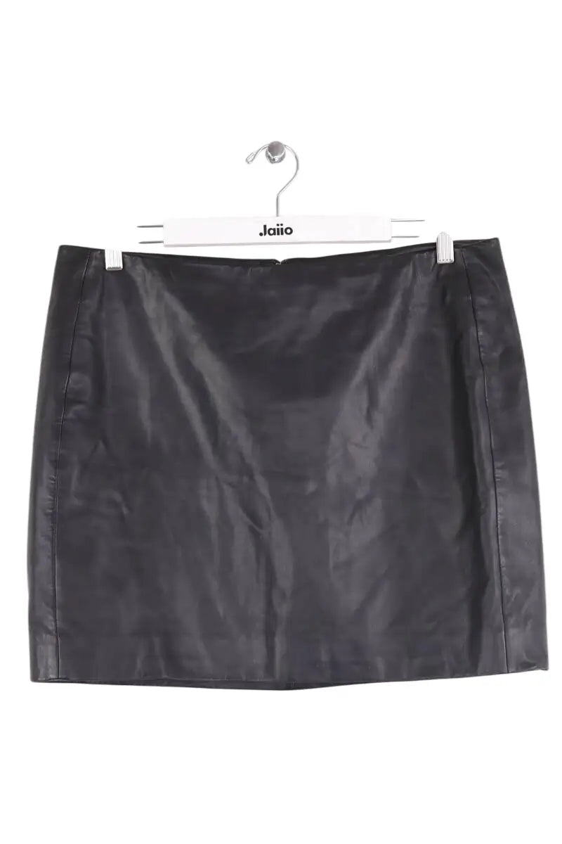 Mini jupe Sézane Noir en Cuir, taille XXL - Seconde Main