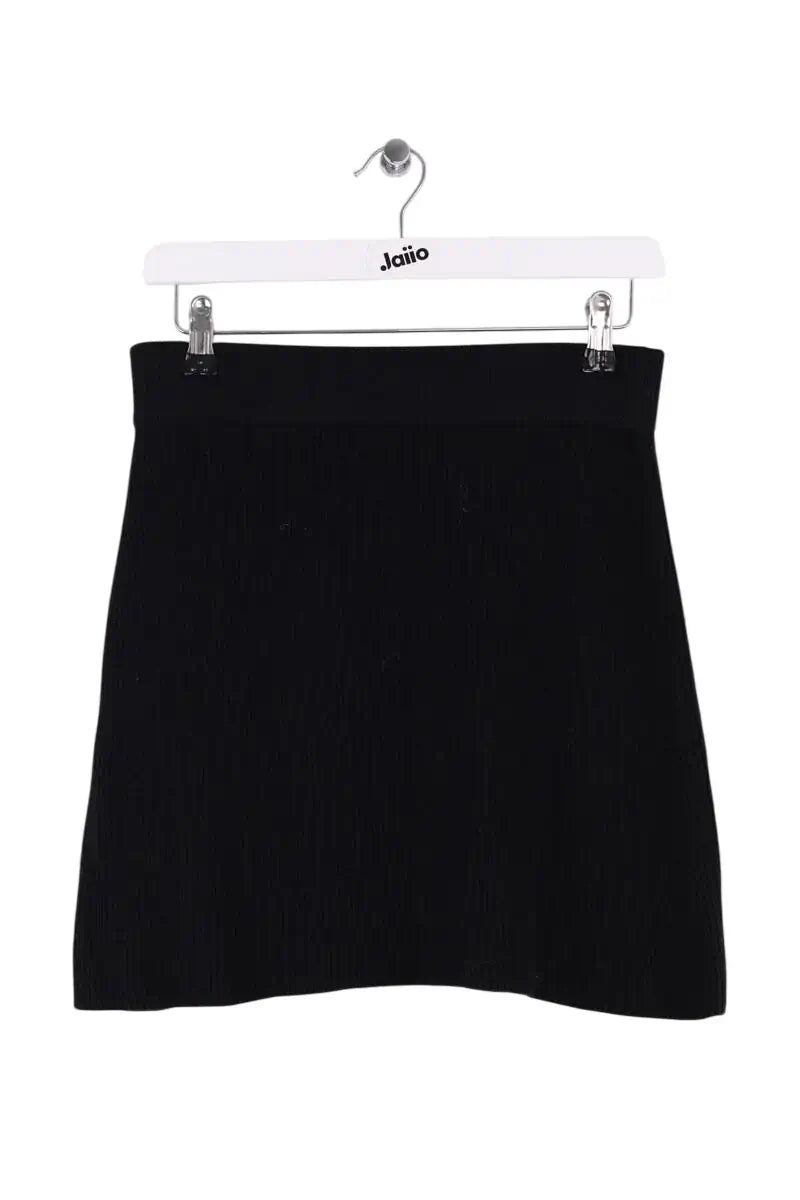 Mini jupe Sézane Noir en Laine, taille M - Seconde Main