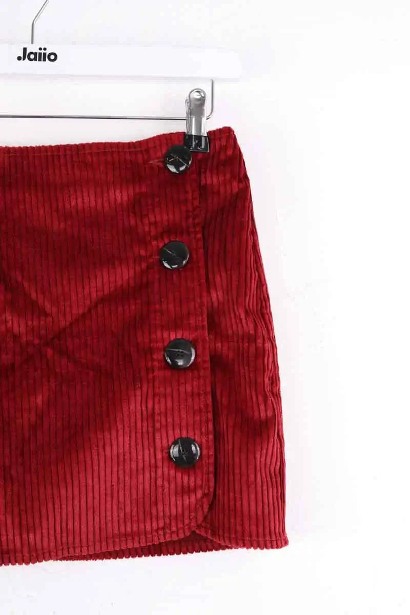 Mini jupe Sézane Rouge en Coton