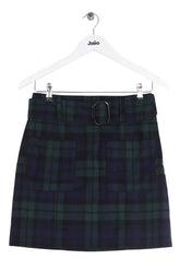 Mini jupe Sézane Vert en Laine, taille S - Seconde Main