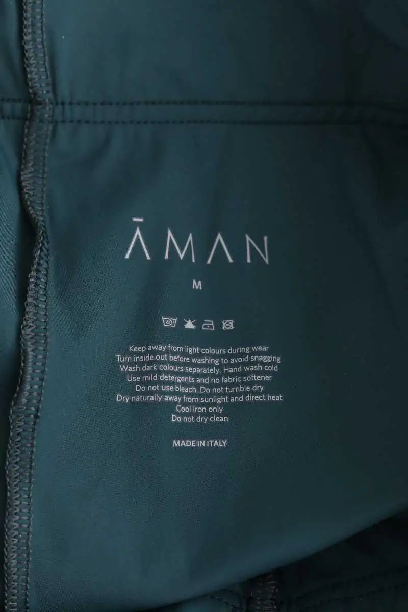 Mini jupe-short Aman Vert en Synthétique