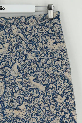 Mini jupe Soeur Bleu en Coton