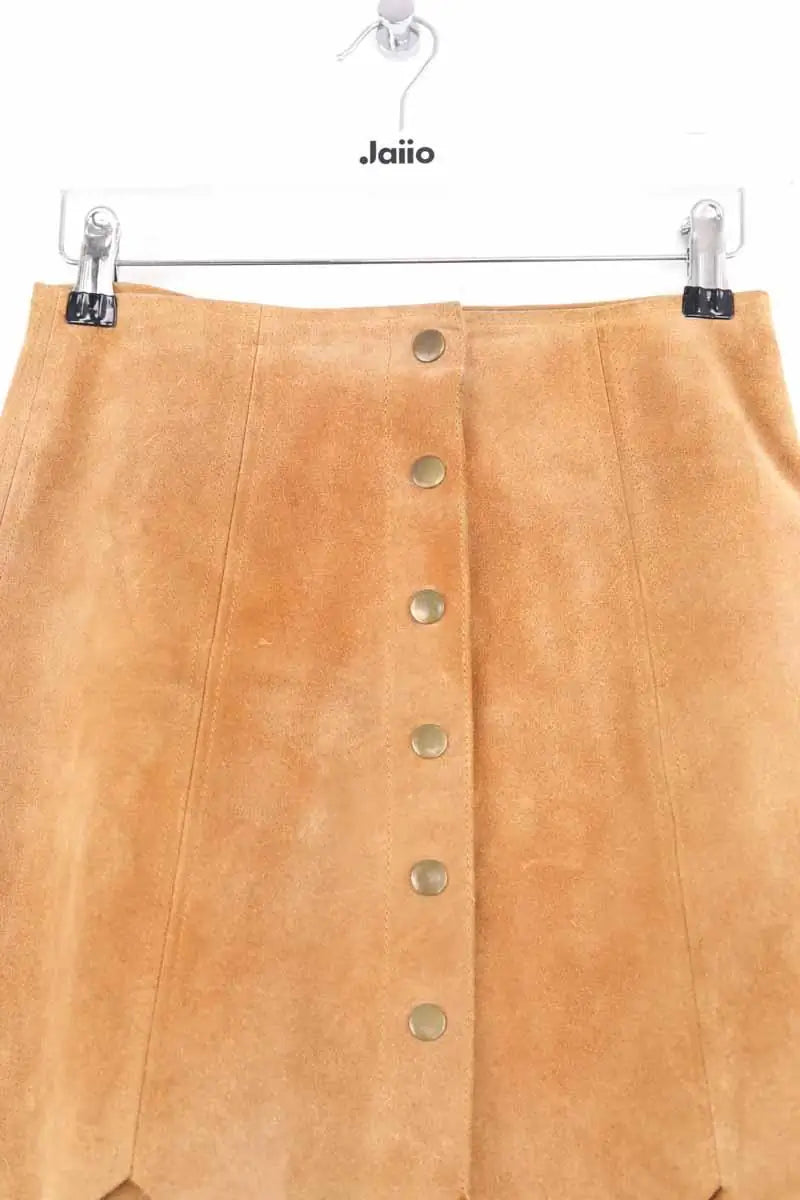 Mini jupe Soeur Dakota Camel en Daim