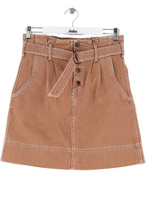 Mini jupe Soeur Marron en Coton, taille S - Seconde Main