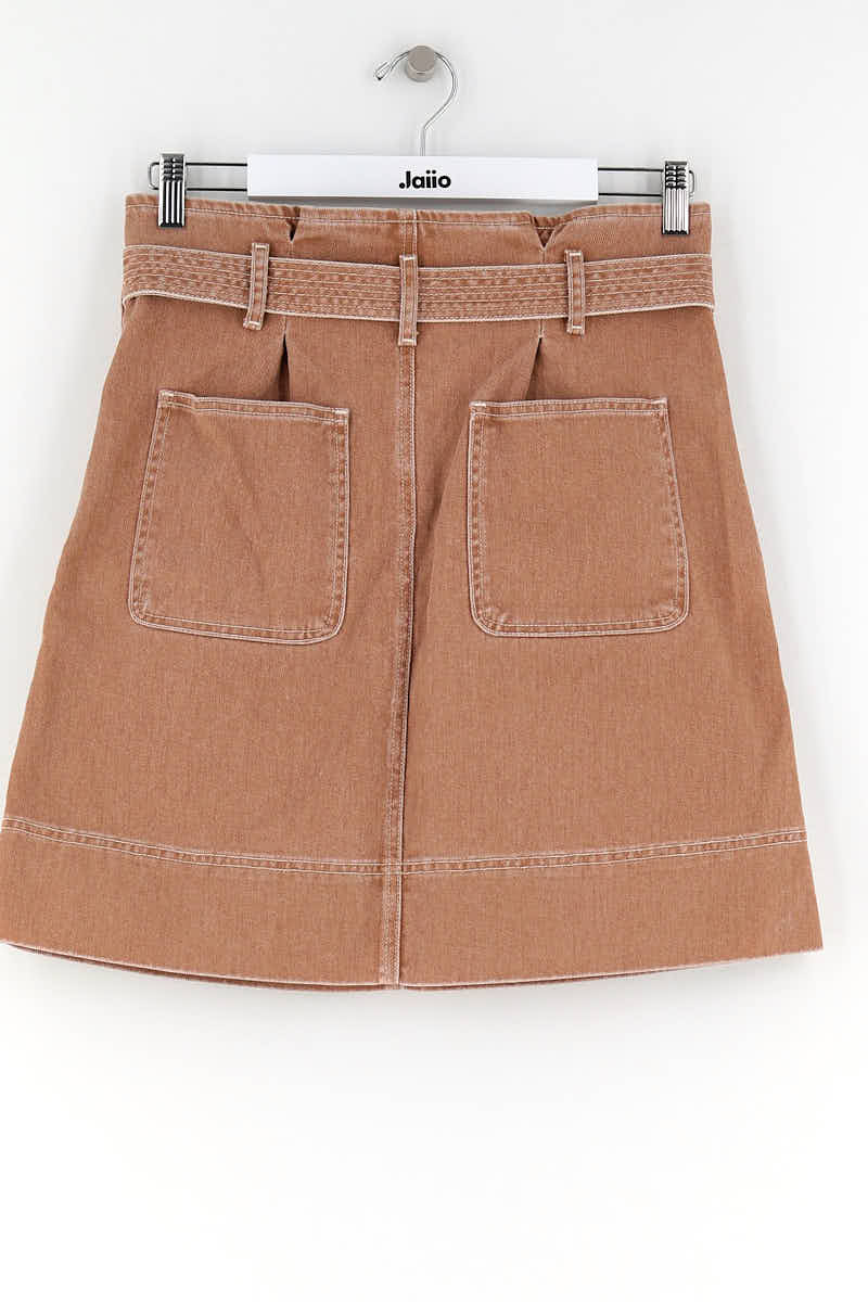 Mini jupe Soeur Marron en Coton