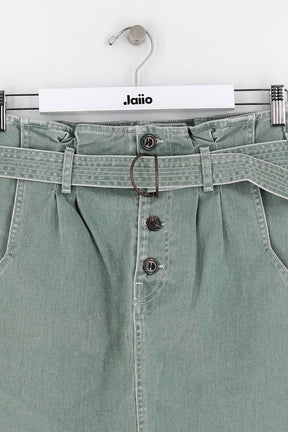 Mini jupe Soeur Vert en Coton