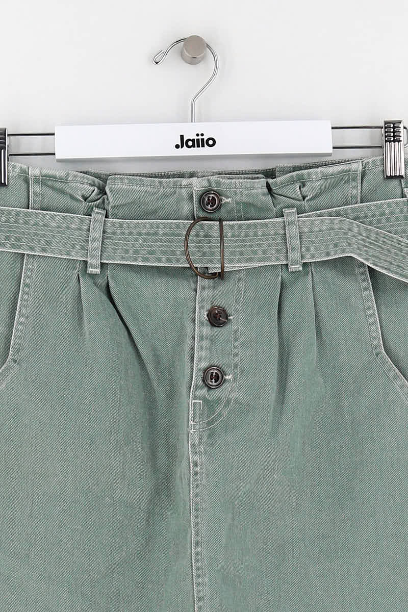 Mini jupe Soeur Vert en Coton