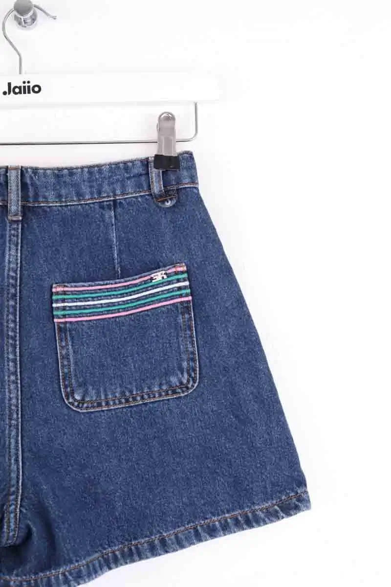 Mini jupe Sonia Rykiel Bleu en Coton