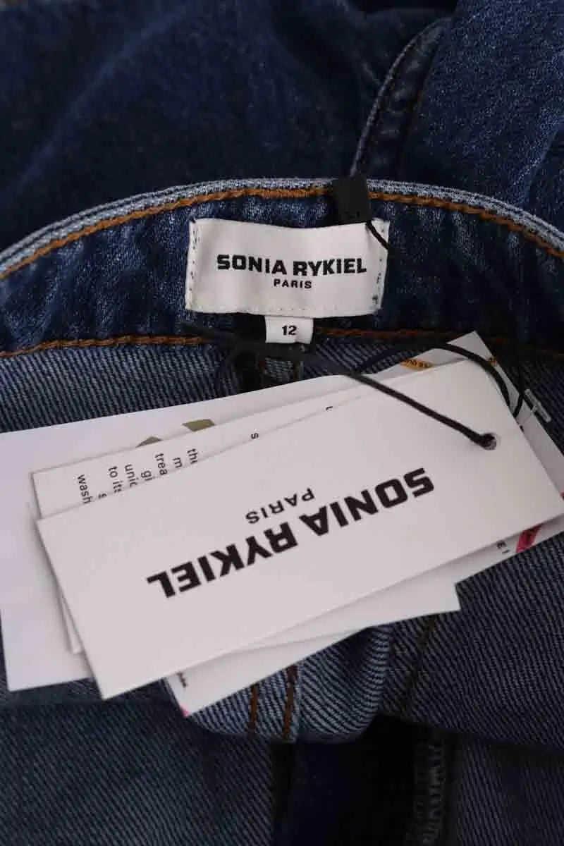 Mini jupe Sonia Rykiel Bleu en Coton