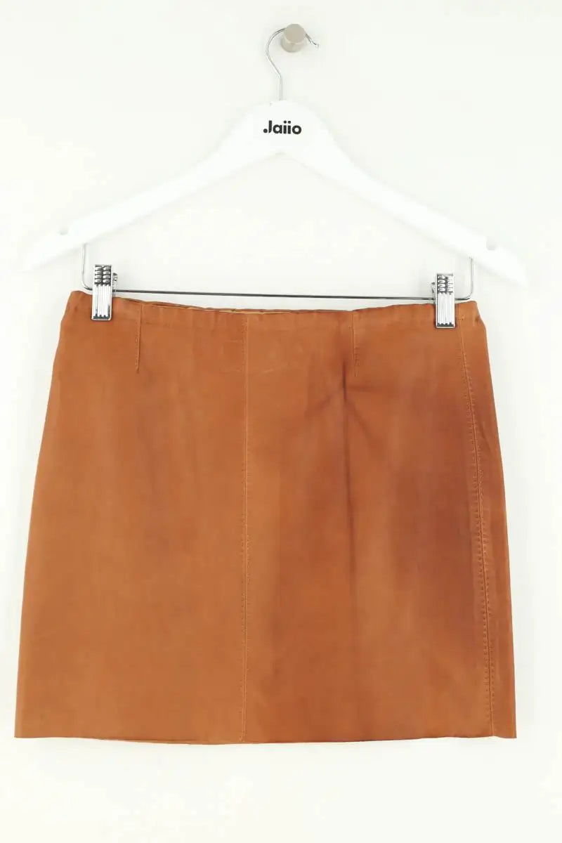Mini jupe Stouls Camel en Cuir