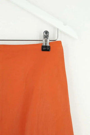 Mini jupe Stouls Orange en Cuir