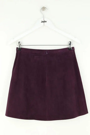 Mini jupe Stouls Violet en Daim