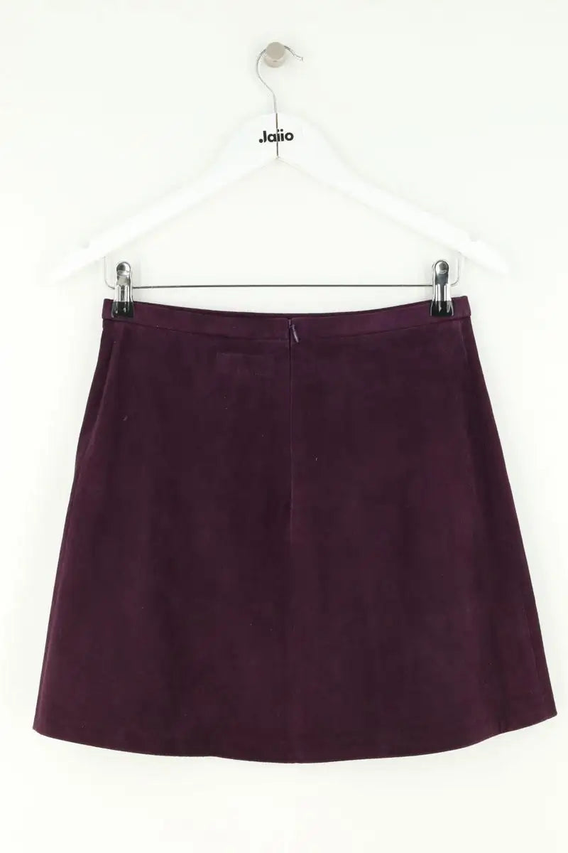 Mini jupe Stouls Violet en Daim