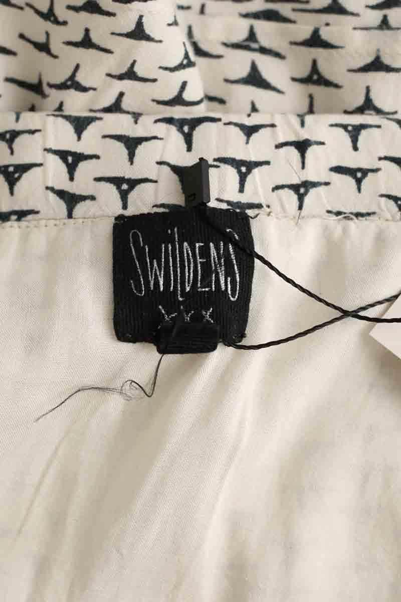 Mini jupe Swildens Ecru en Viscose