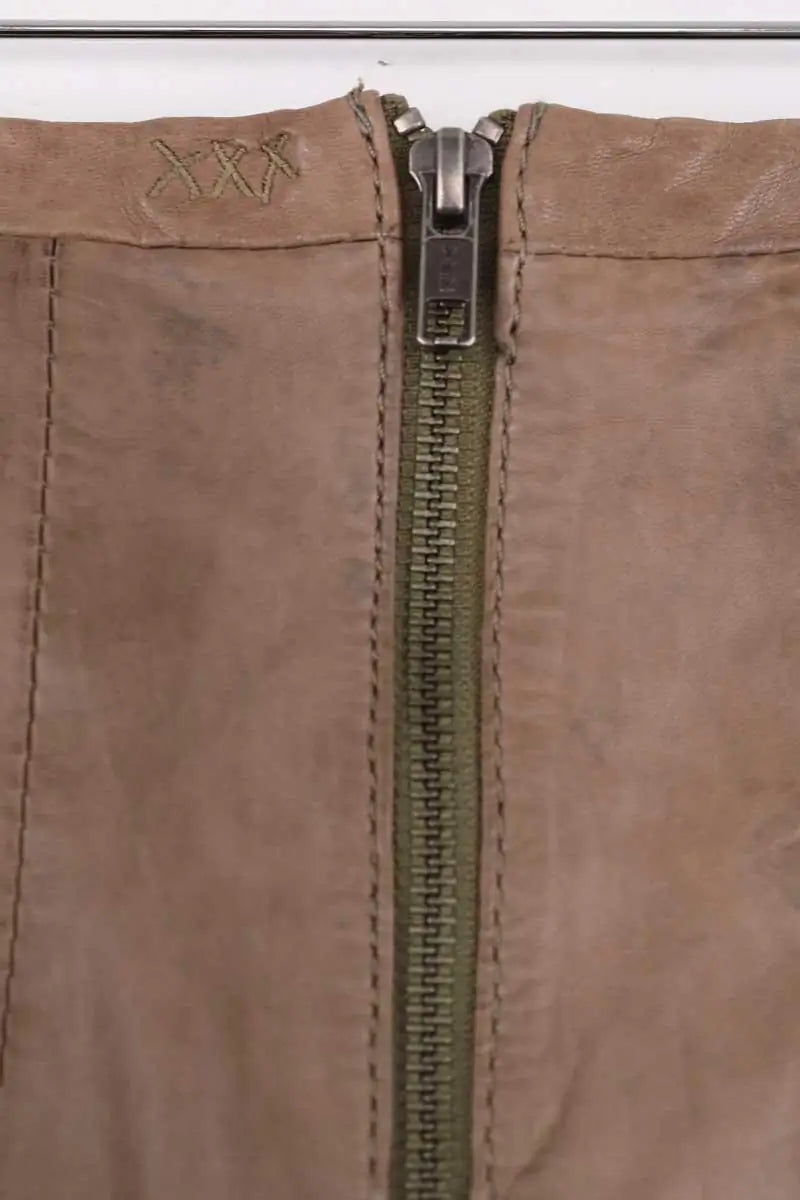 Mini jupe Swildens Marron en Cuir