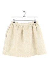 Mini jupe Tara Jarmon Doré en Polyester, taille L - Seconde Main