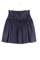 Mini jupe Tara Jarmon Marine en Coton, taille M - Seconde Main