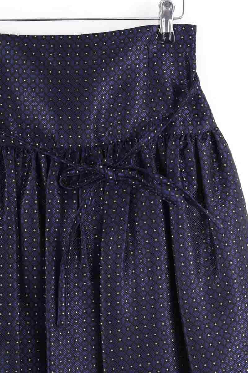 Mini jupe Tara Jarmon Marine en Coton