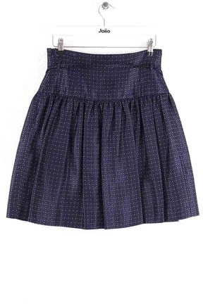 Mini jupe Tara Jarmon Marine en Coton