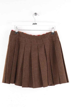 Mini jupe Tara Jarmon Marron en Laine