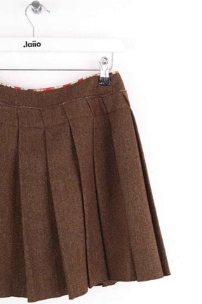 Mini jupe Tara Jarmon Marron en Laine