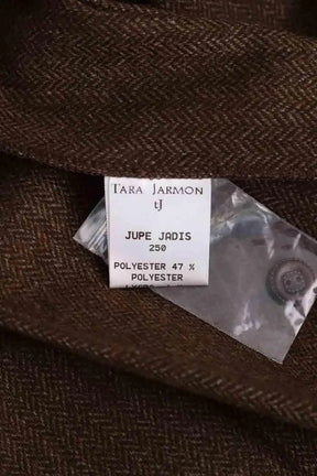 Mini jupe Tara Jarmon Marron en Laine