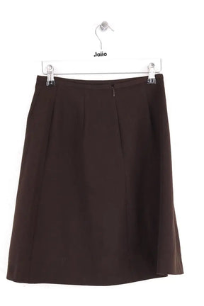 Mini jupe Tara Jarmon Marron en Synthétique