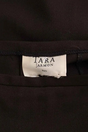 Mini jupe Tara Jarmon Marron en Synthétique