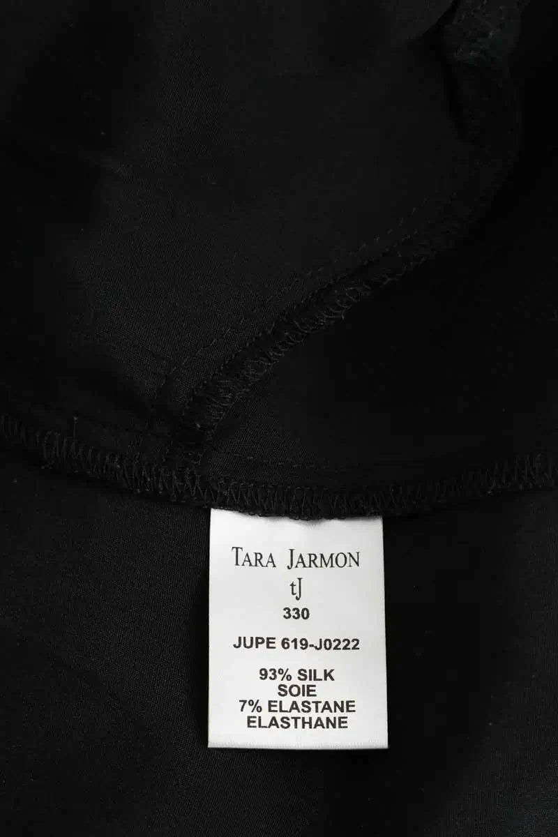 Mini jupe Tara Jarmon Noir en Soie