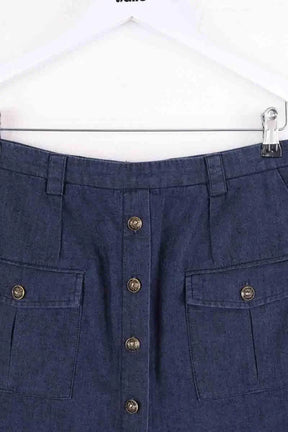 Mini jupe The Kooples Marine en Coton