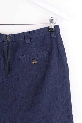 Mini jupe The Kooples Marine en Coton