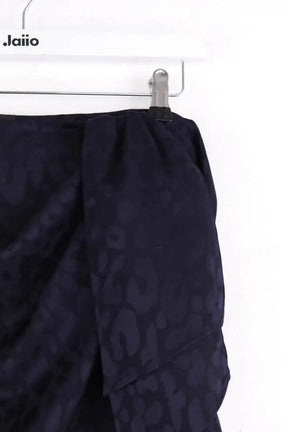 Mini jupe The Kooples Marine en Synthétique