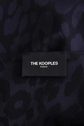 Mini jupe The Kooples Marine en Synthétique