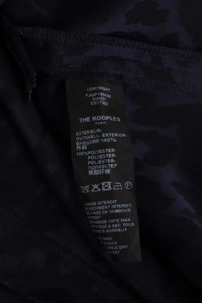 Mini jupe The Kooples Marine en Synthétique