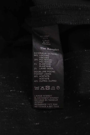 Mini jupe The Kooples Noir en Synthétique